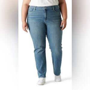 Levi's Women's Straight Leg Blue Jeans 32/32